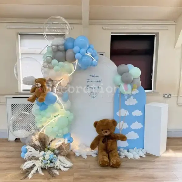Heavenly Clouds Baby Welcome Backdrop